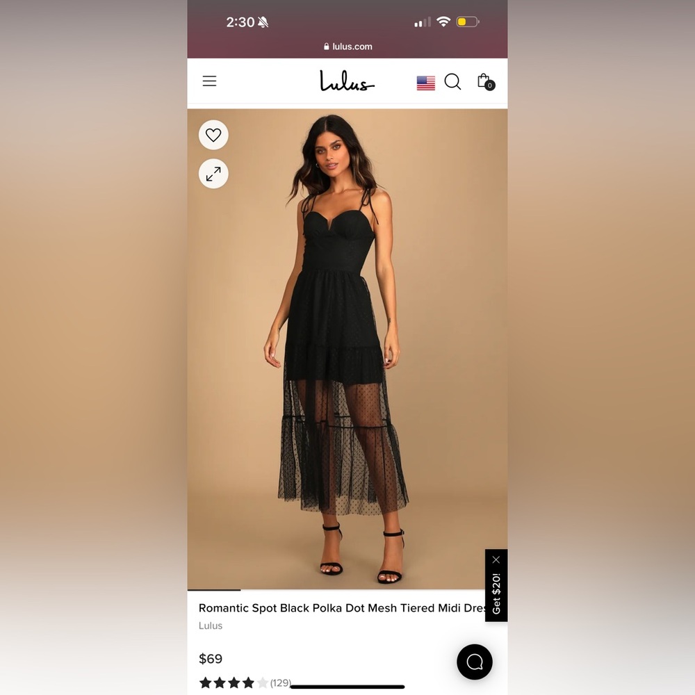 NWT Lulu’s dress